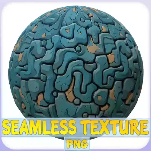 Stylized Stone Floor Seamless Texture