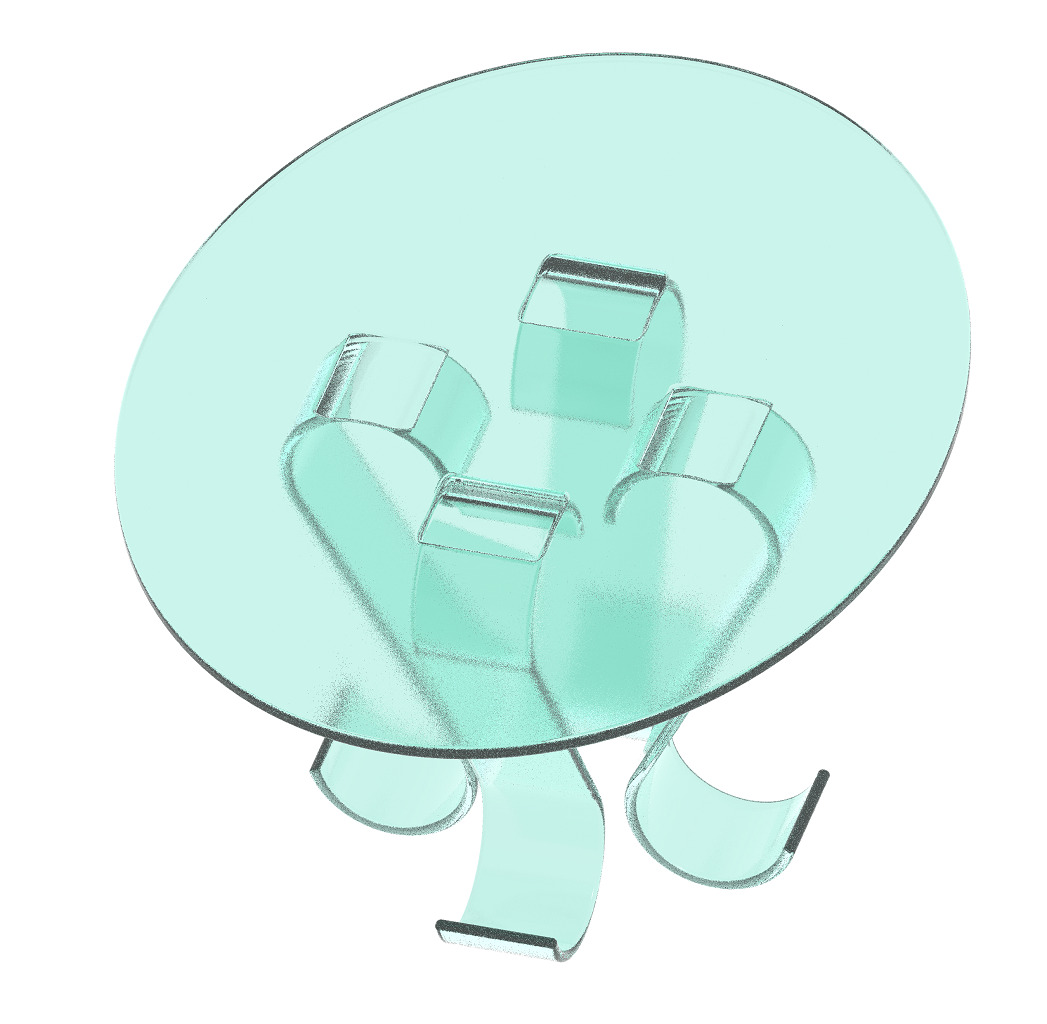 Premium Elliptical Table 3D print model_2