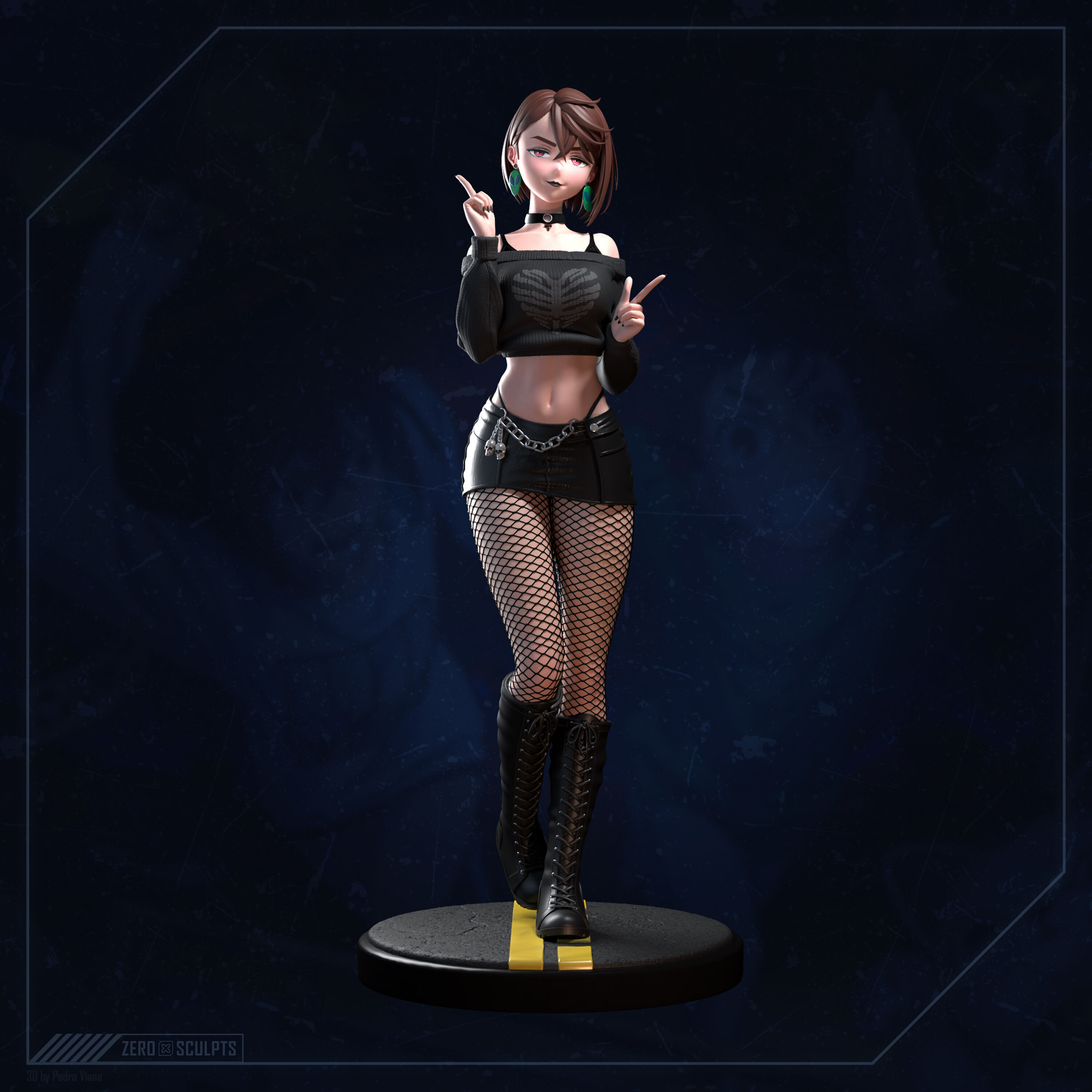 Momo Ayase - Dandadan 3D print model_1