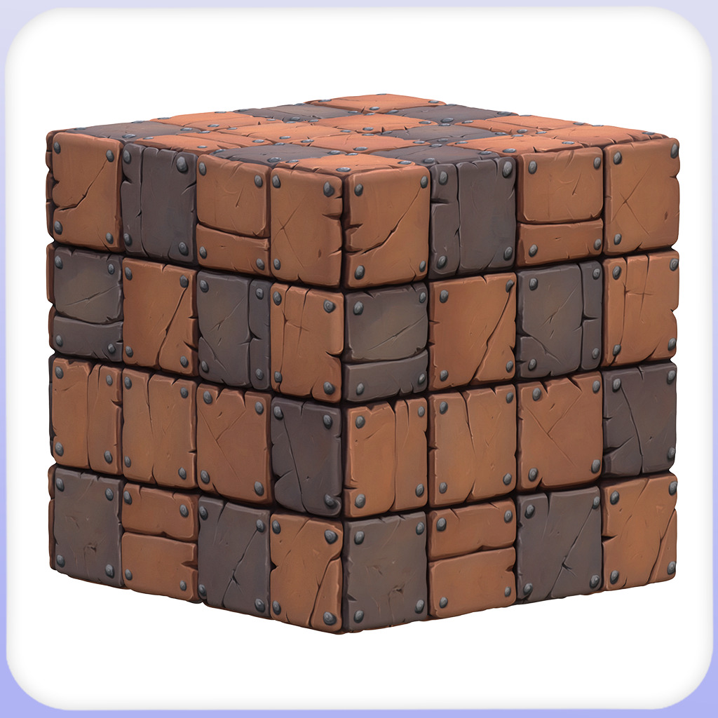 Stylized Tile Seamless Texture Texture_2