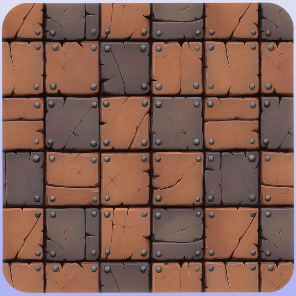 Stylized Tile Seamless Texture Texture_4