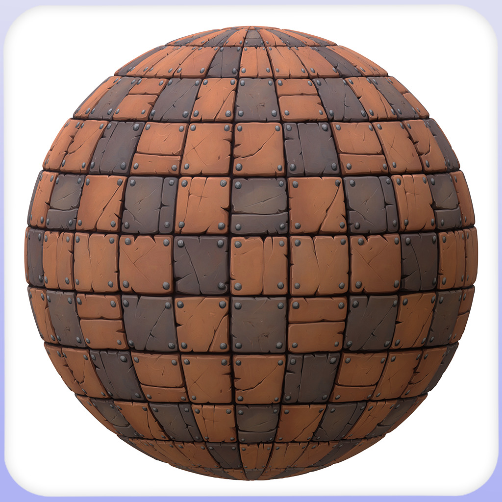 Stylized Tile Seamless Texture Texture_5