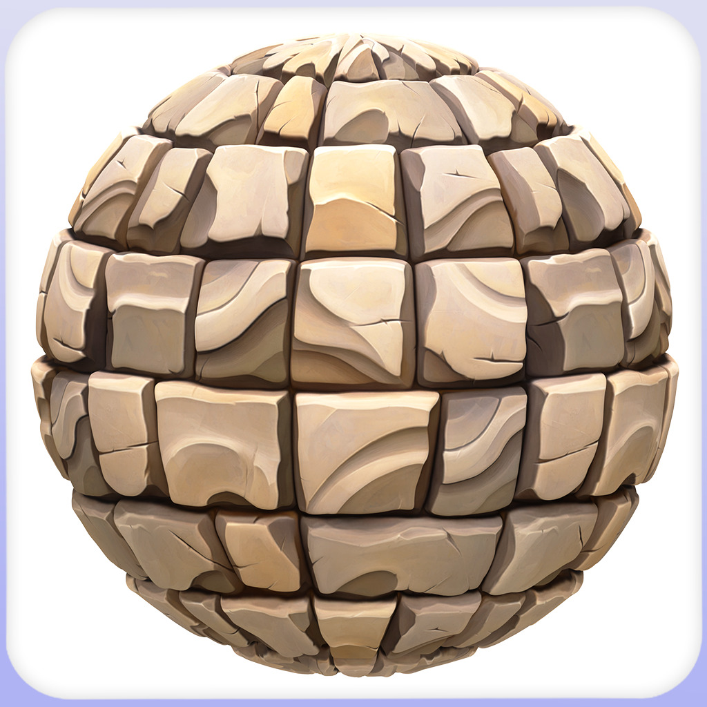 Stylized Tile Seamless Texture Texture_3