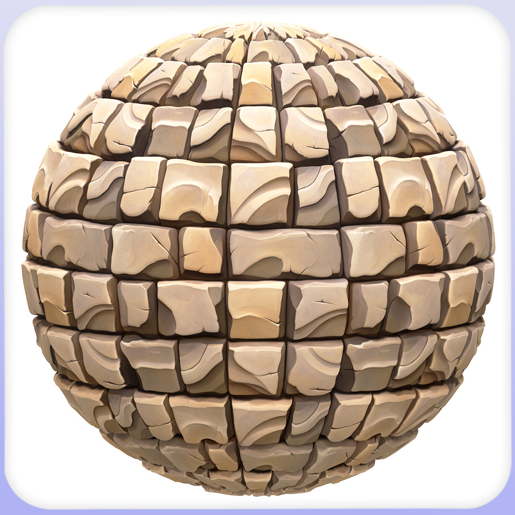 Stylized Tile Seamless Texture Texture_5