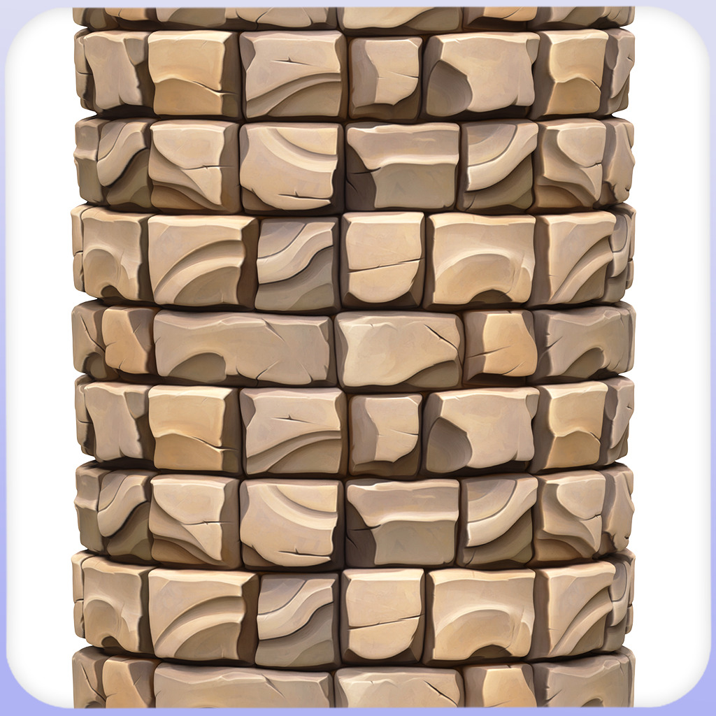 Stylized Tile Seamless Texture Texture_2
