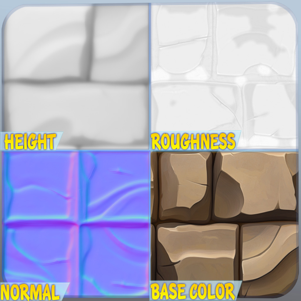 Stylized Tile Seamless Texture Texture_1