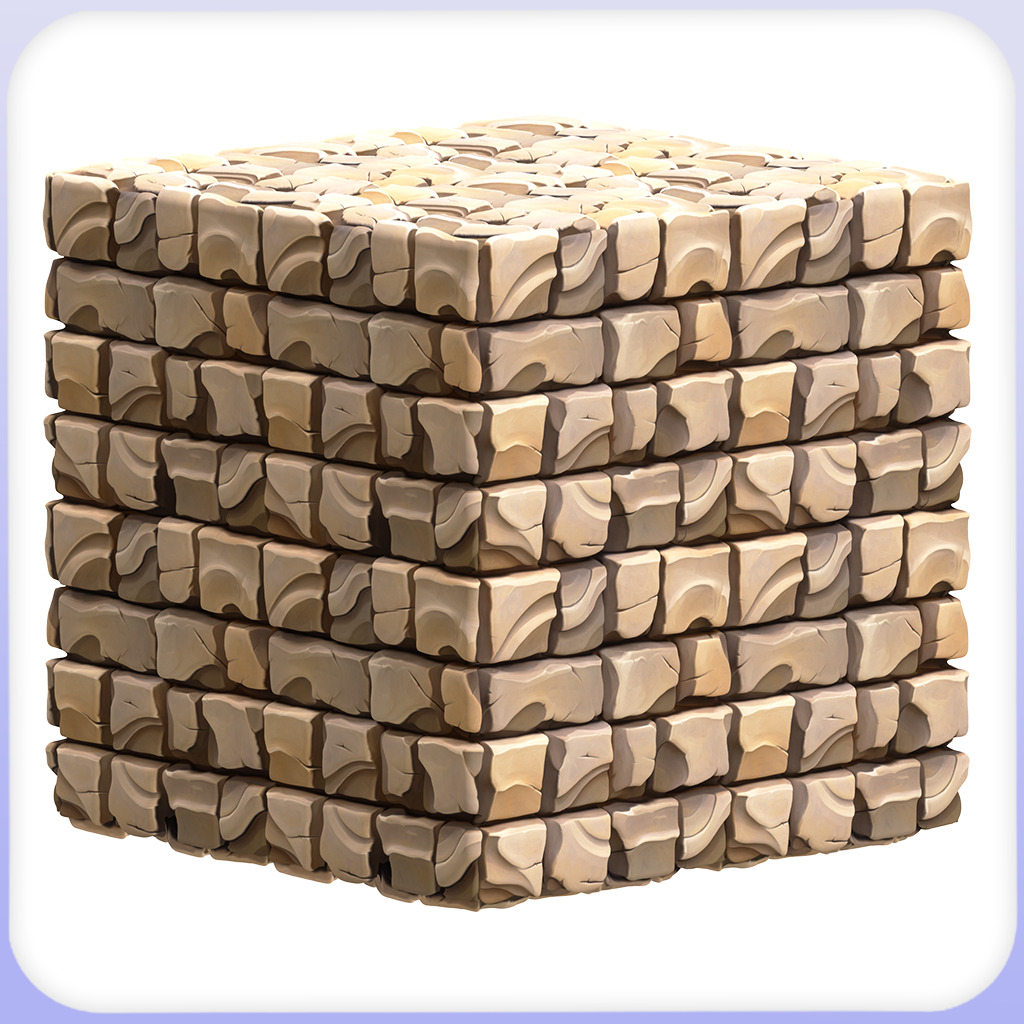 Stylized Tile Seamless Texture Texture_4