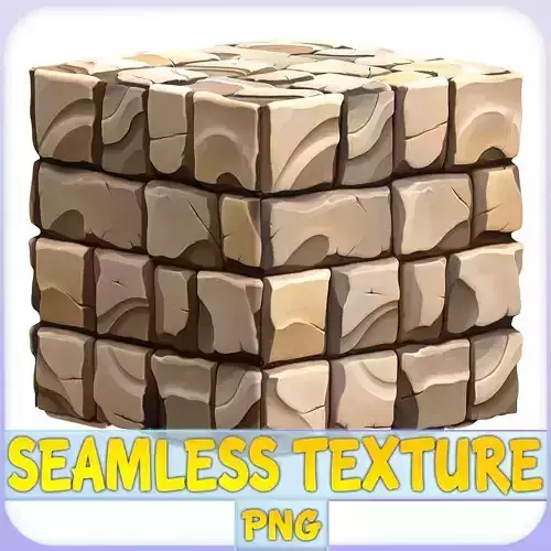 Stylized Tile Seamless Texture
