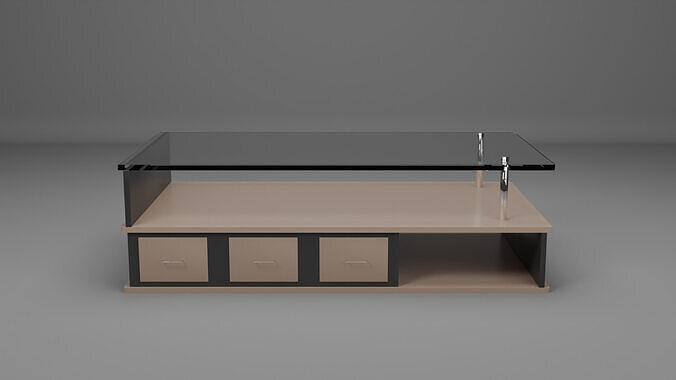 Modern Table Free low-poly 3D model