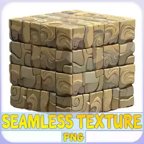 Stylized Tile Seamless Texture