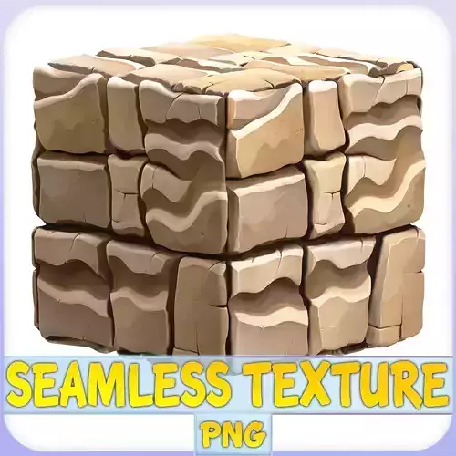 Stylized Tile Seamless Texture