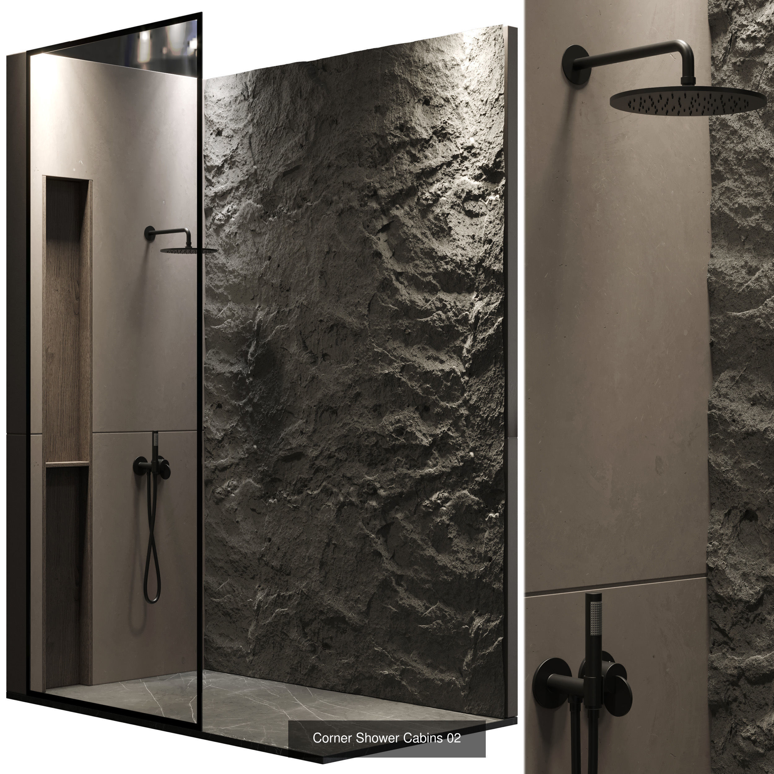 Collection Corner Shower Cabins 01 _2