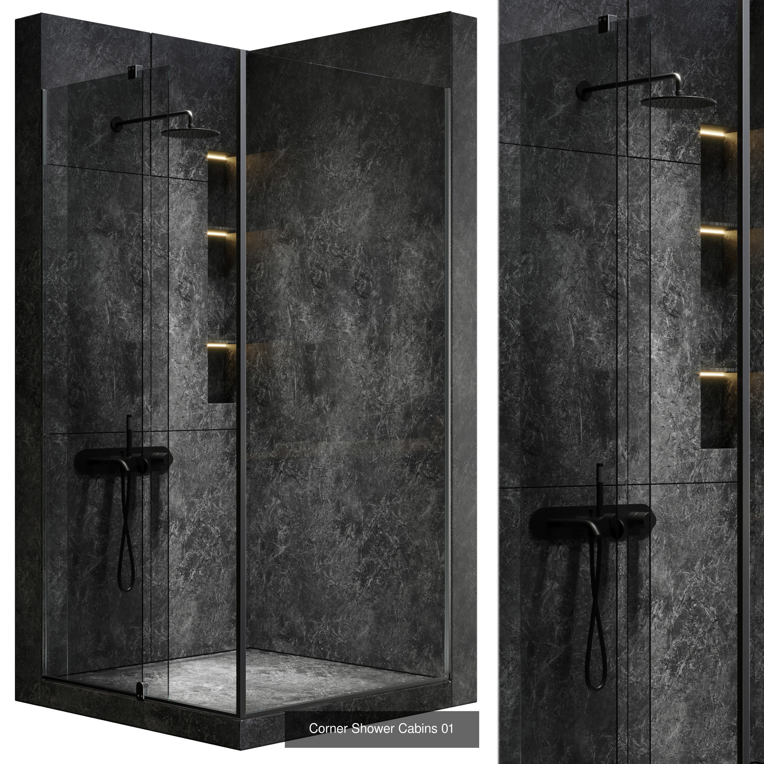 Collection Corner Shower Cabins 01 _1