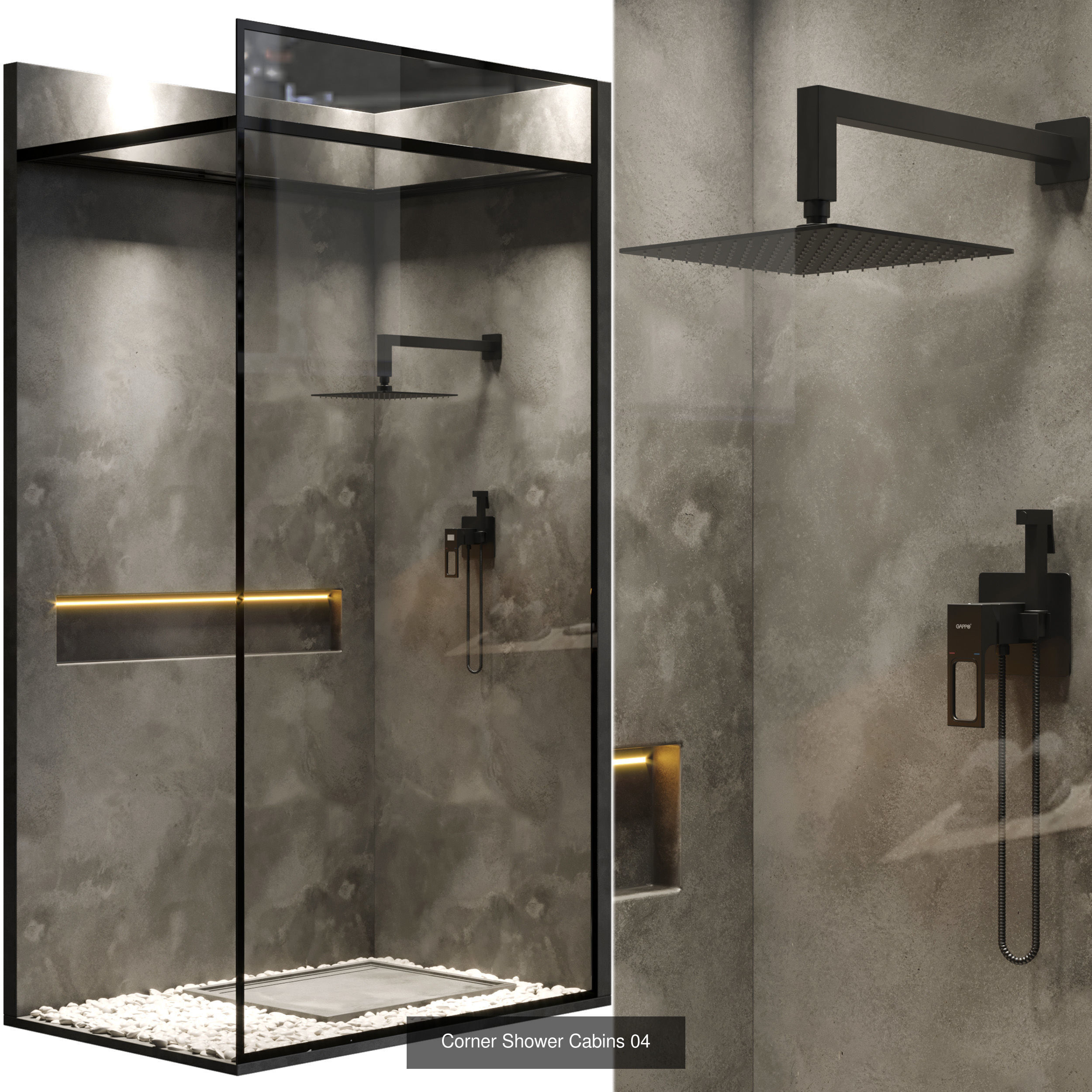 Collection Corner Shower Cabins 01 _4