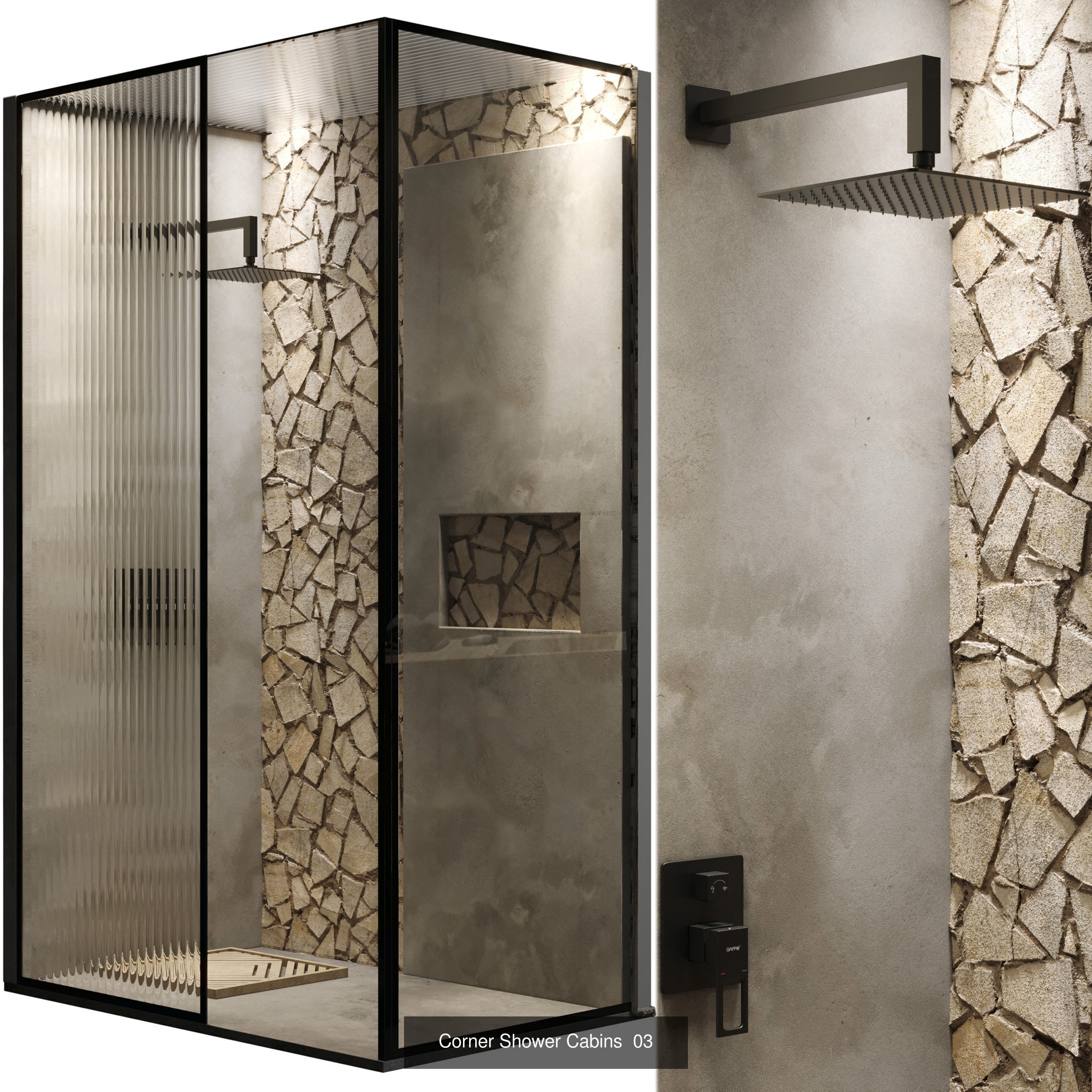 Collection Corner Shower Cabins 01 _3