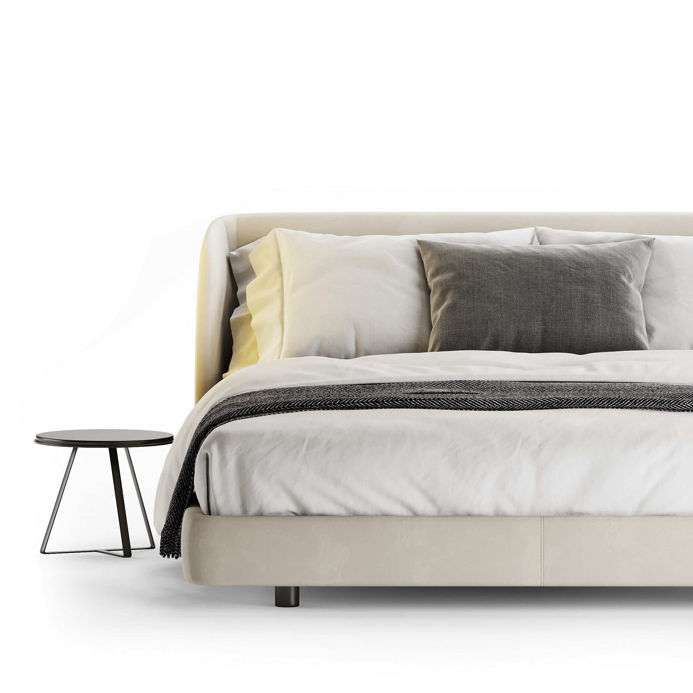 Bed MisuraEmme Virgin 3D model_2