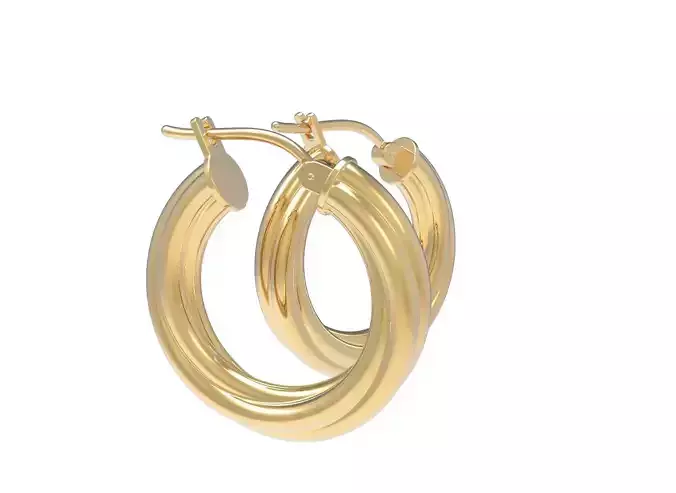 Twisted Hoop Earrings