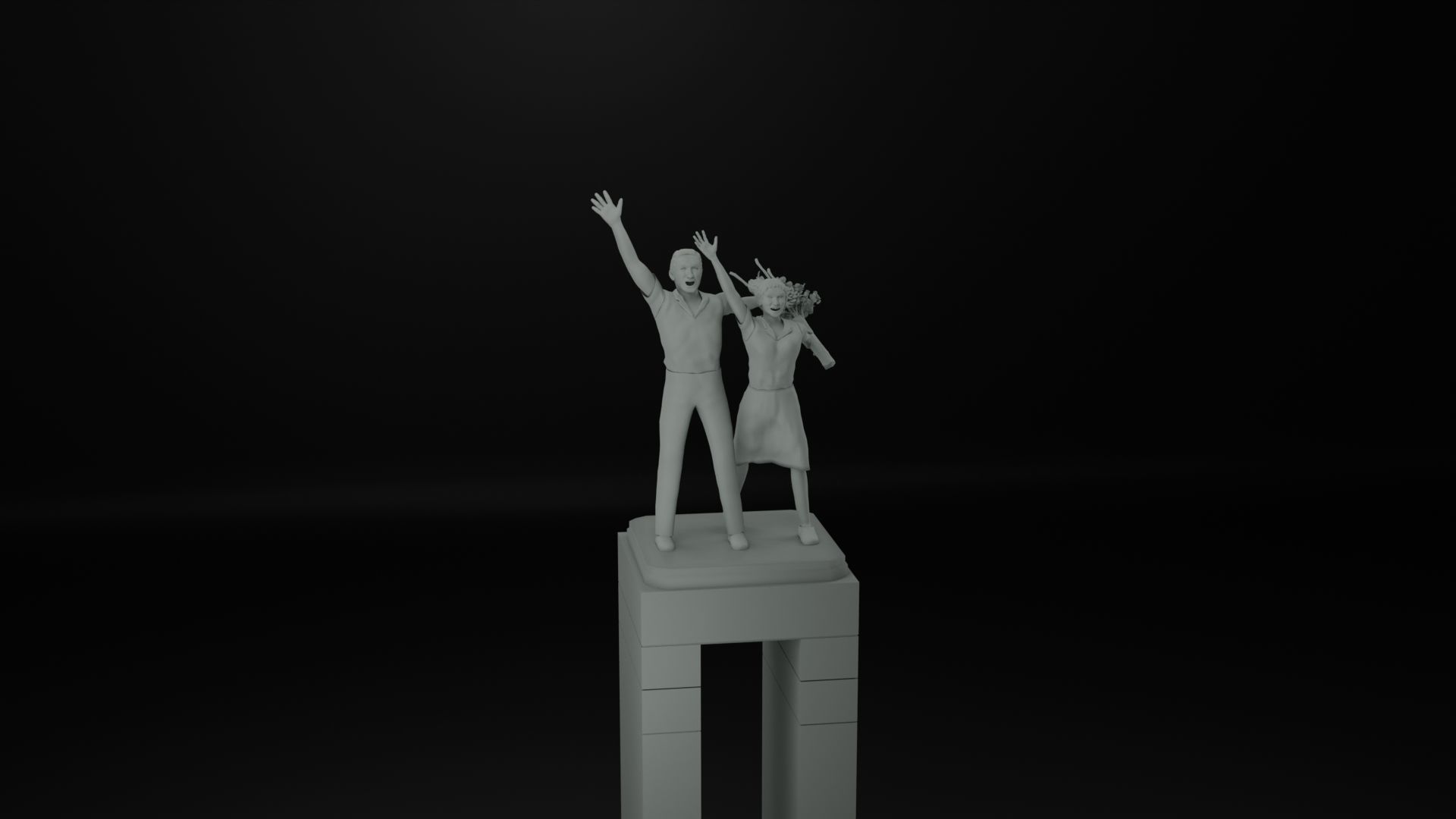 Indonesia Monument  3D Model Collection_4