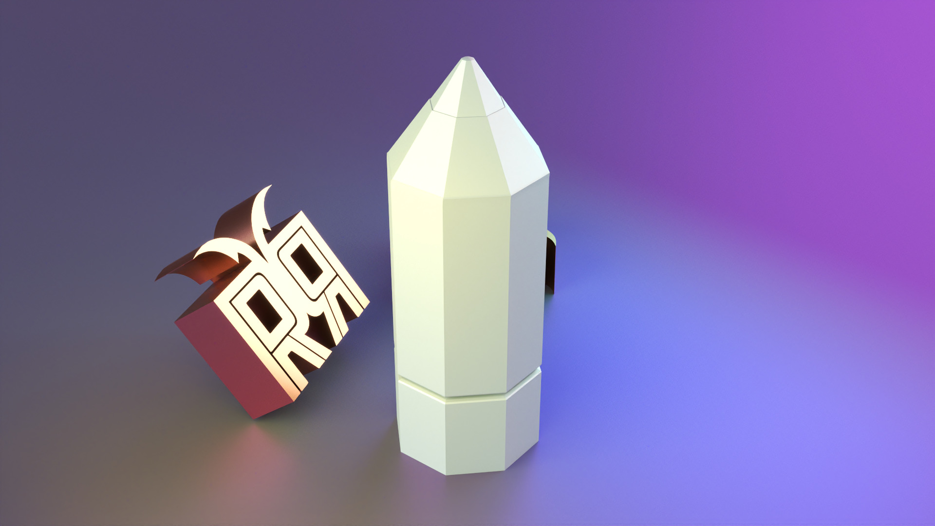 Standing Pencil Decor 3D print model_8