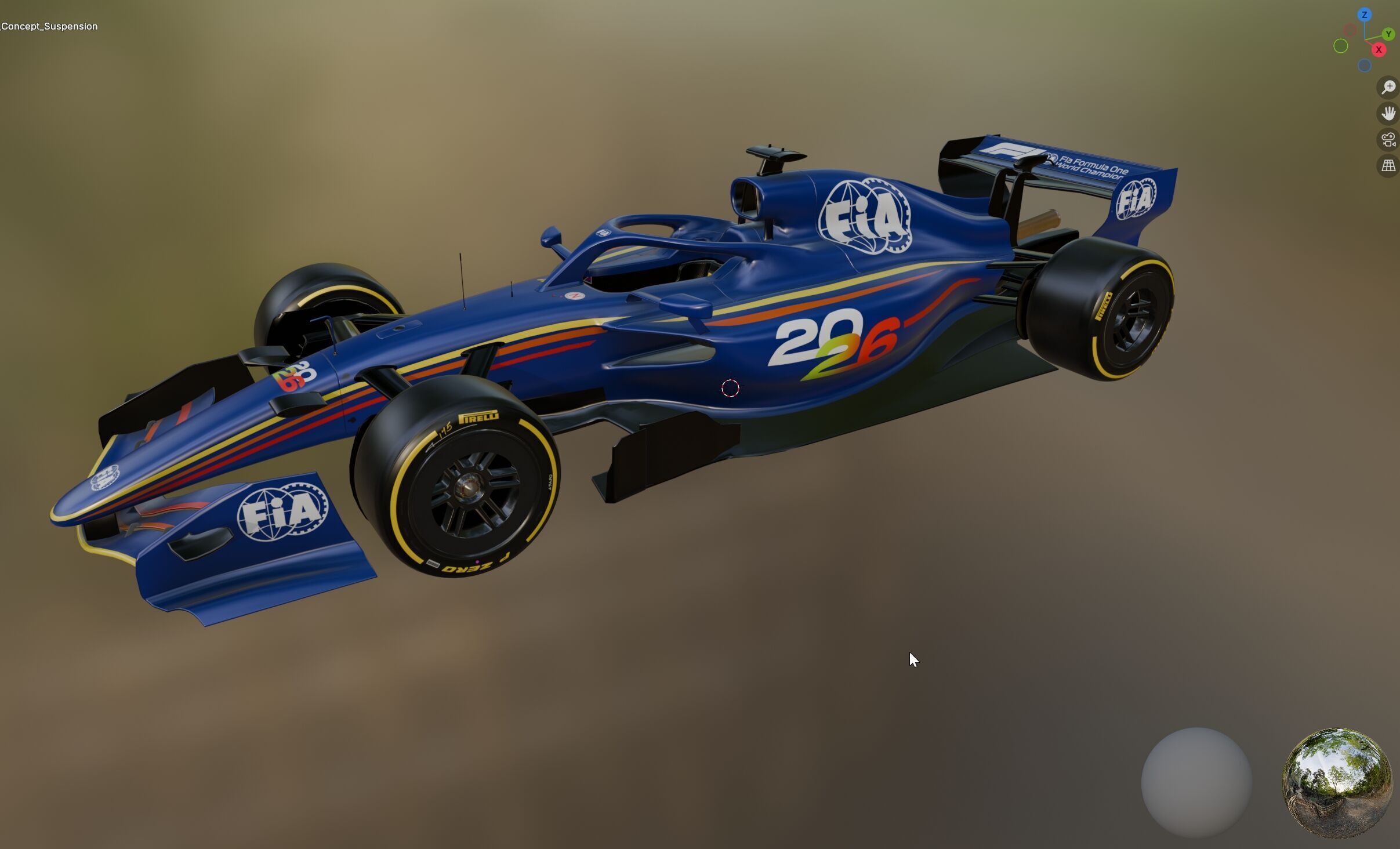 F1 2026 Concept PBR 3D model_16