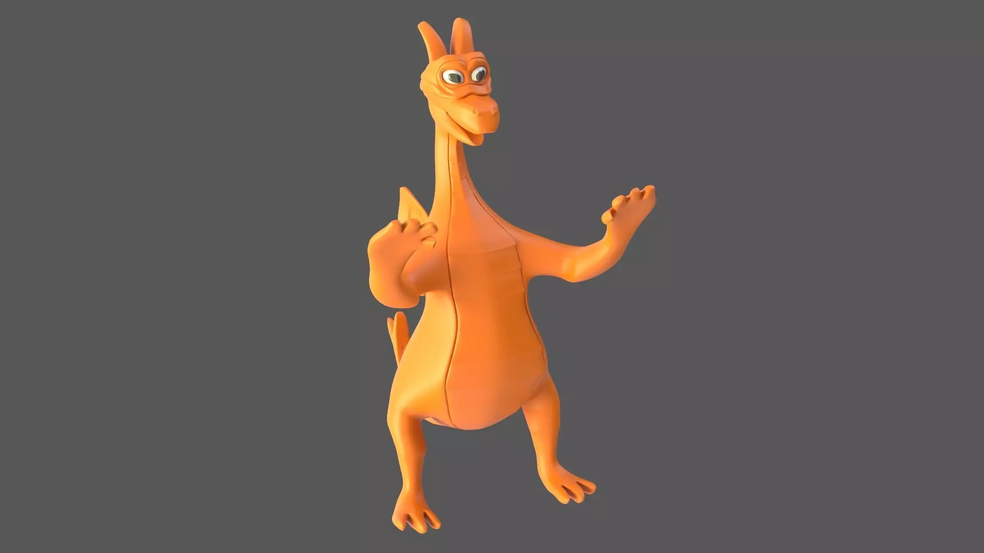 Cartoon Dragon V1 3D model_0