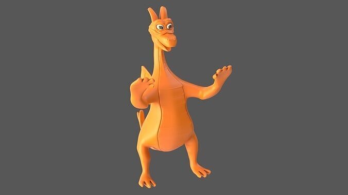 Cartoon Dragon V1 3D model