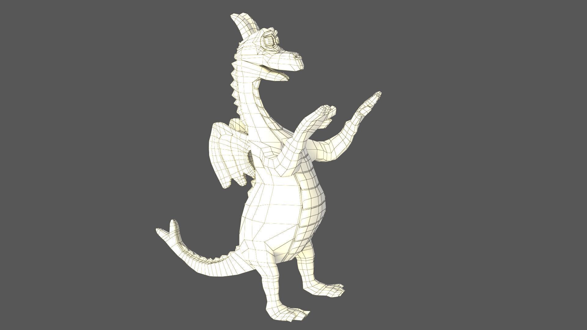 Cartoon Dragon V1 3D model_6