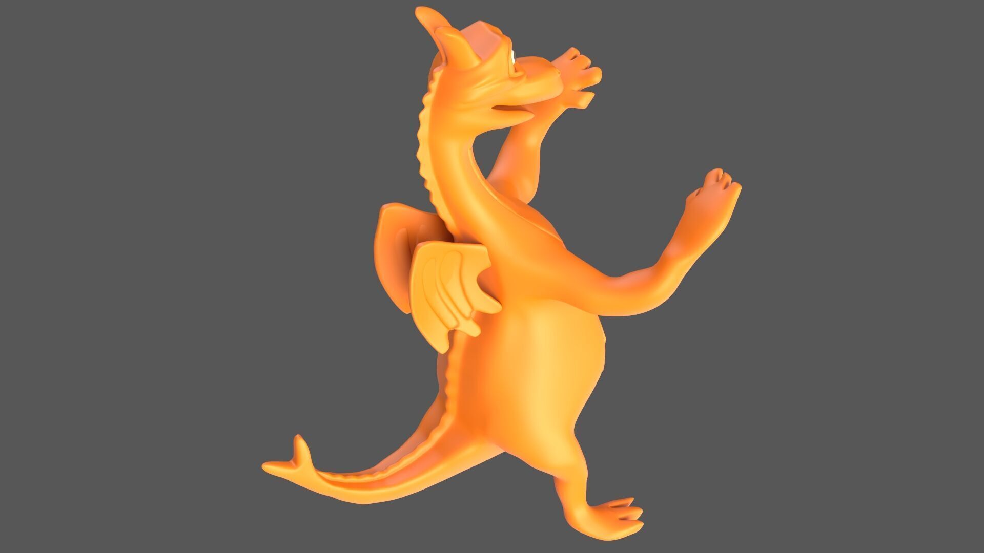 Cartoon Dragon V1 3D model_3