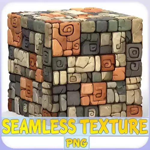  Stylized Wall Seamless Texture