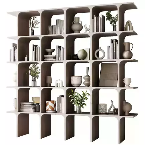 plastic Shelves Decorative With Plants and plastic Rack 31