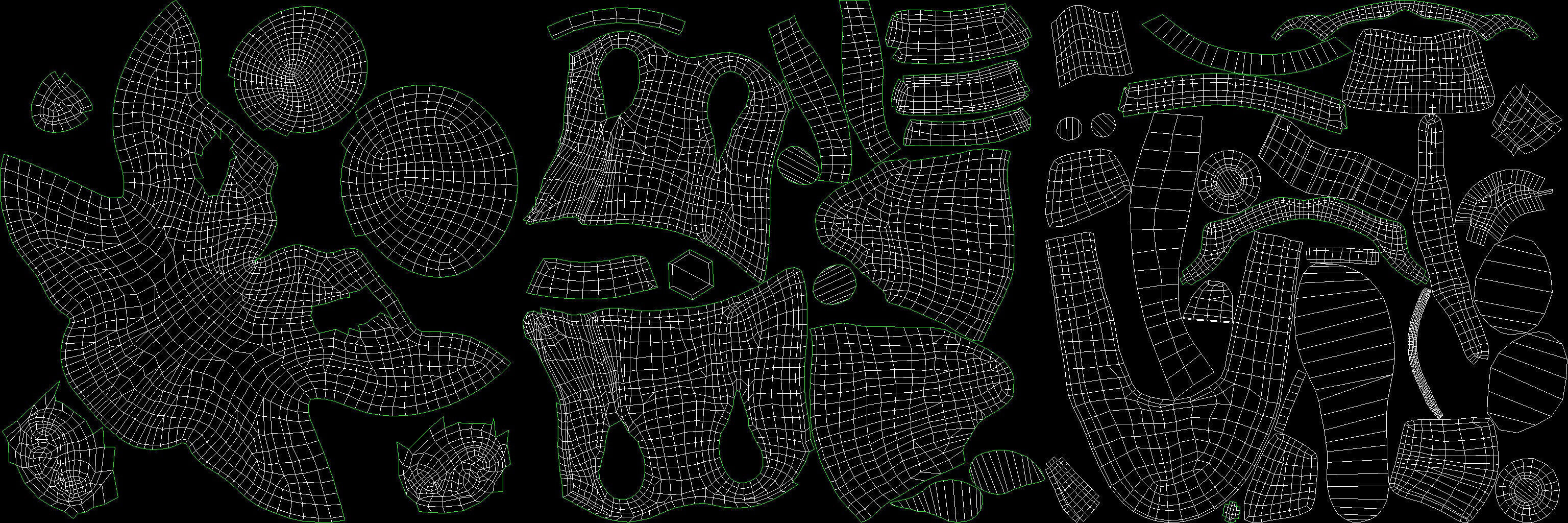 Cyber Cultist v3 Low-poly 3D model_9