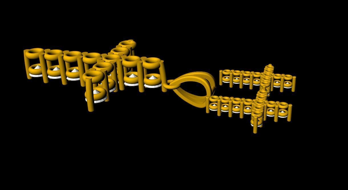Cross Pendant - 0068  3D print model_6