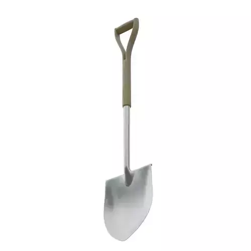 Garden Shovel Low-poly 3D model