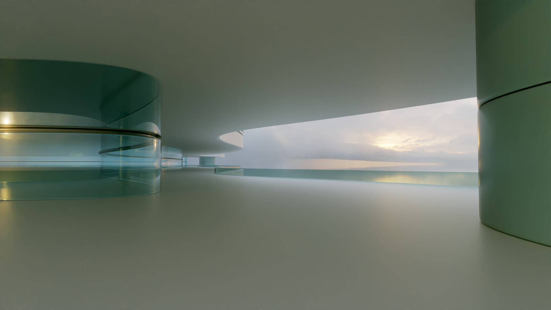 Futuristic Building Concept V2-09 3D model_10