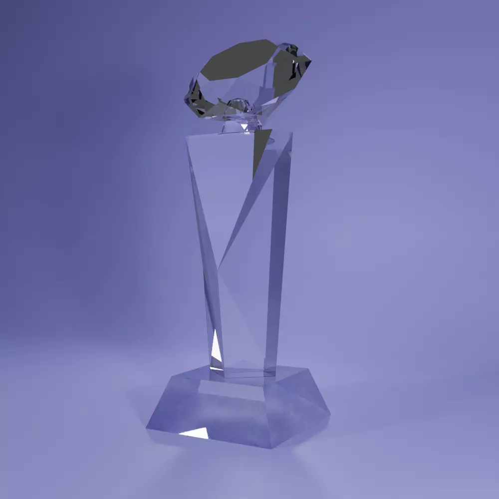 Crystal momento awards 3D model_0