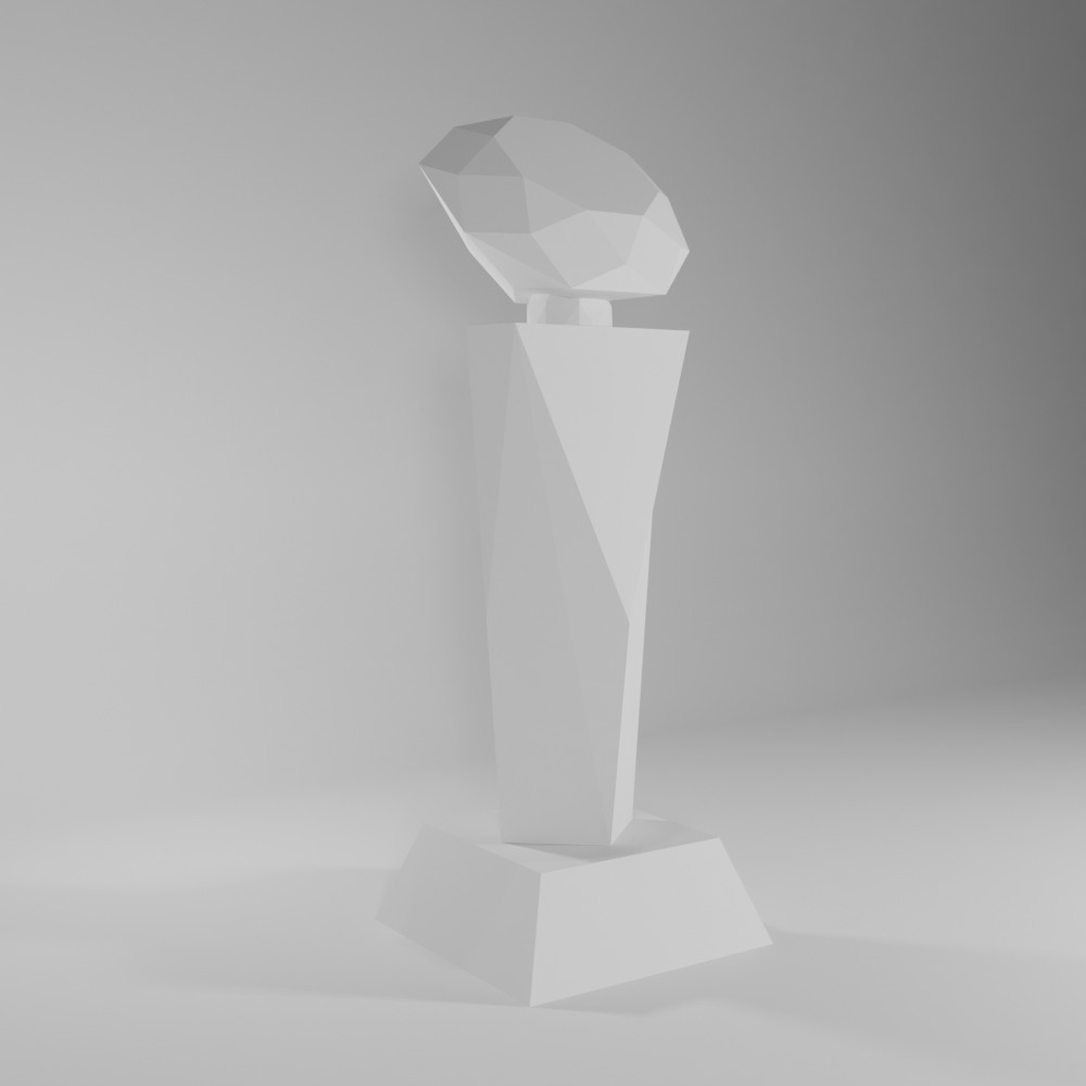 Crystal momento awards 3D model_3