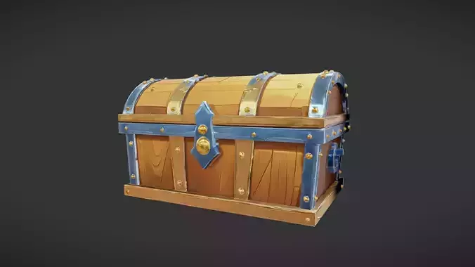 wooden treasure chest