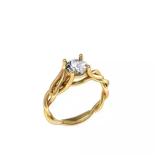 celtic solitaire engagement rings