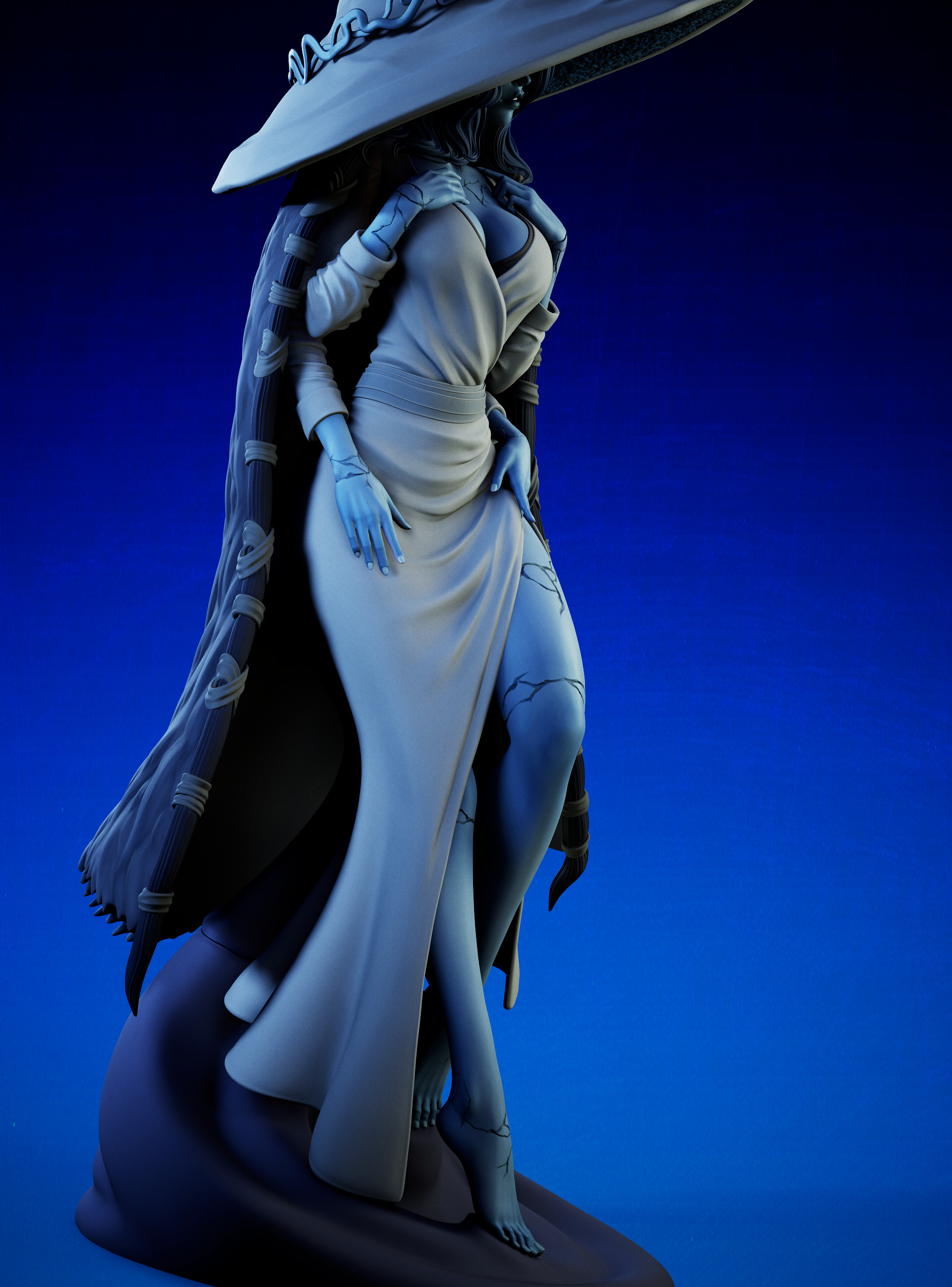 Ranni  3D Print STL SFW end NSFW version 3D print model_3