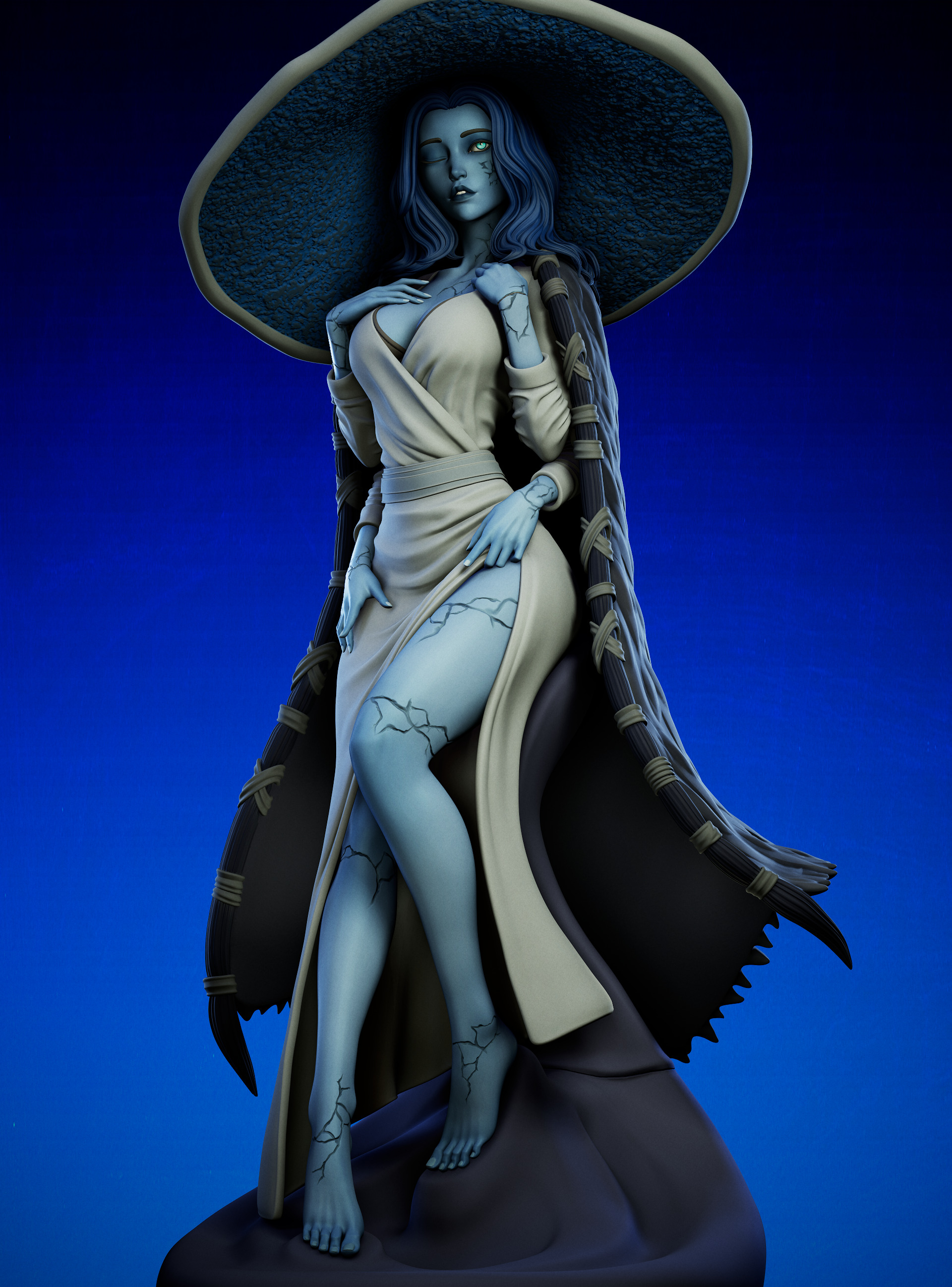 Ranni  3D Print STL SFW end NSFW version 3D print model_2