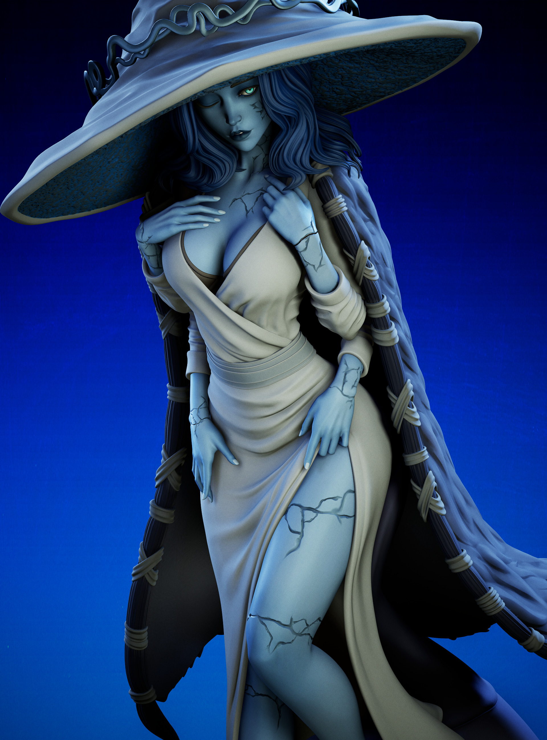 Ranni  3D Print STL SFW end NSFW version 3D print model_1