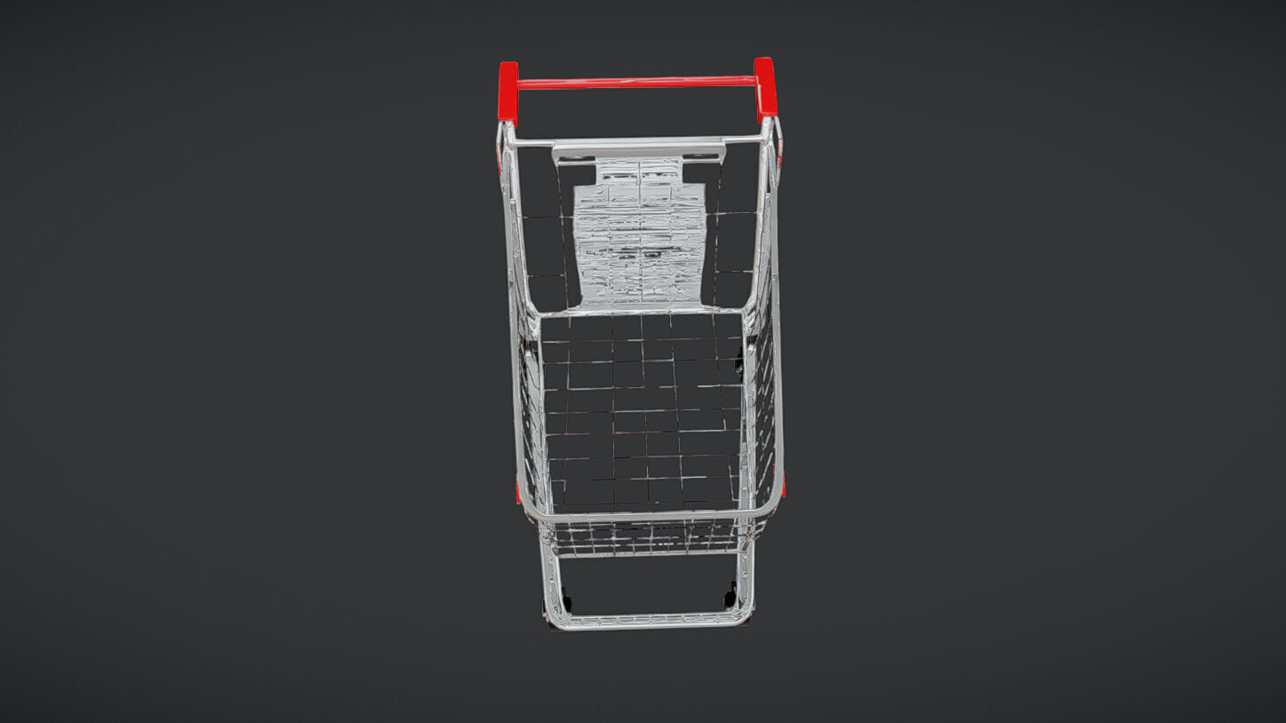 shopping cart 3D model_5