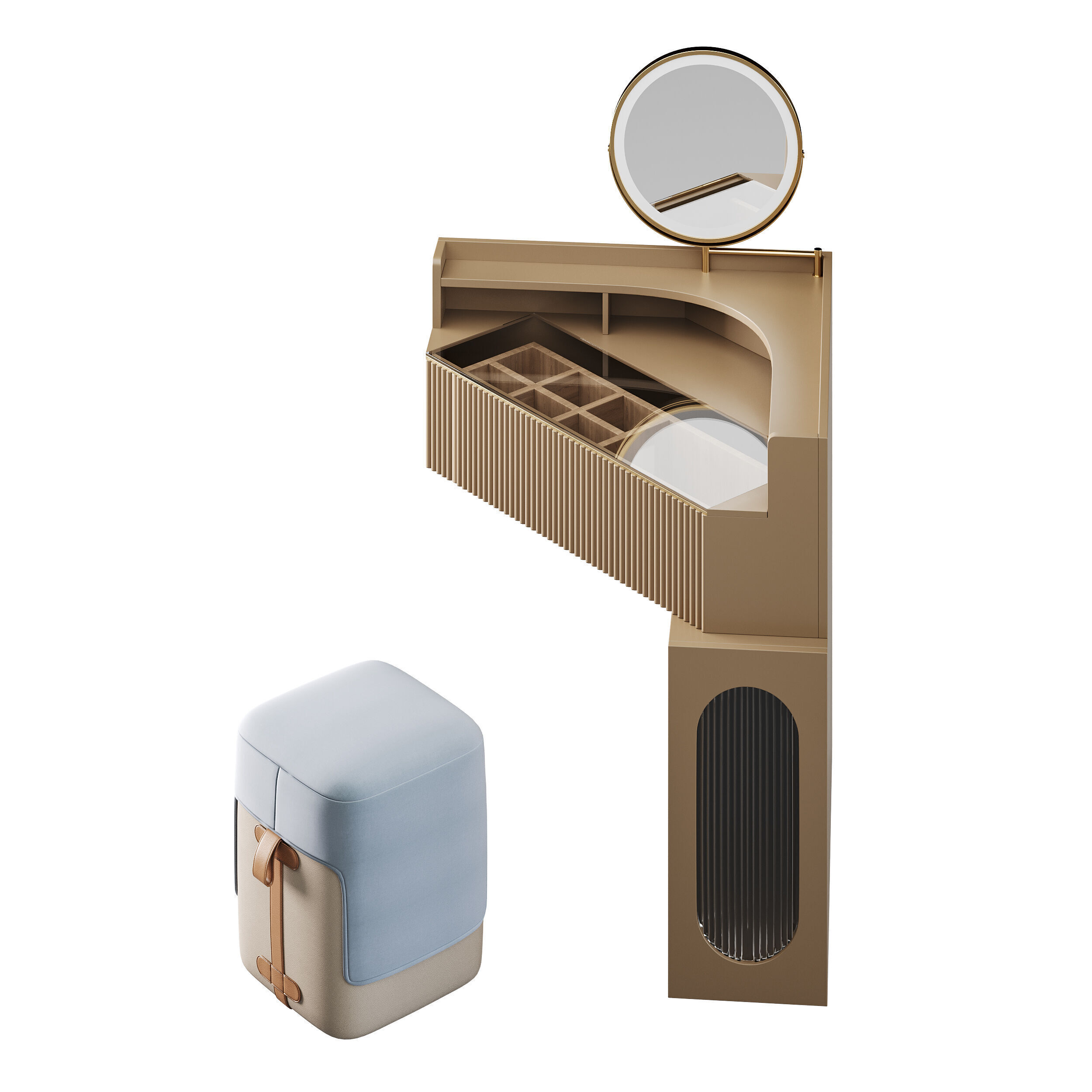 Dressing table 06 3D model_4