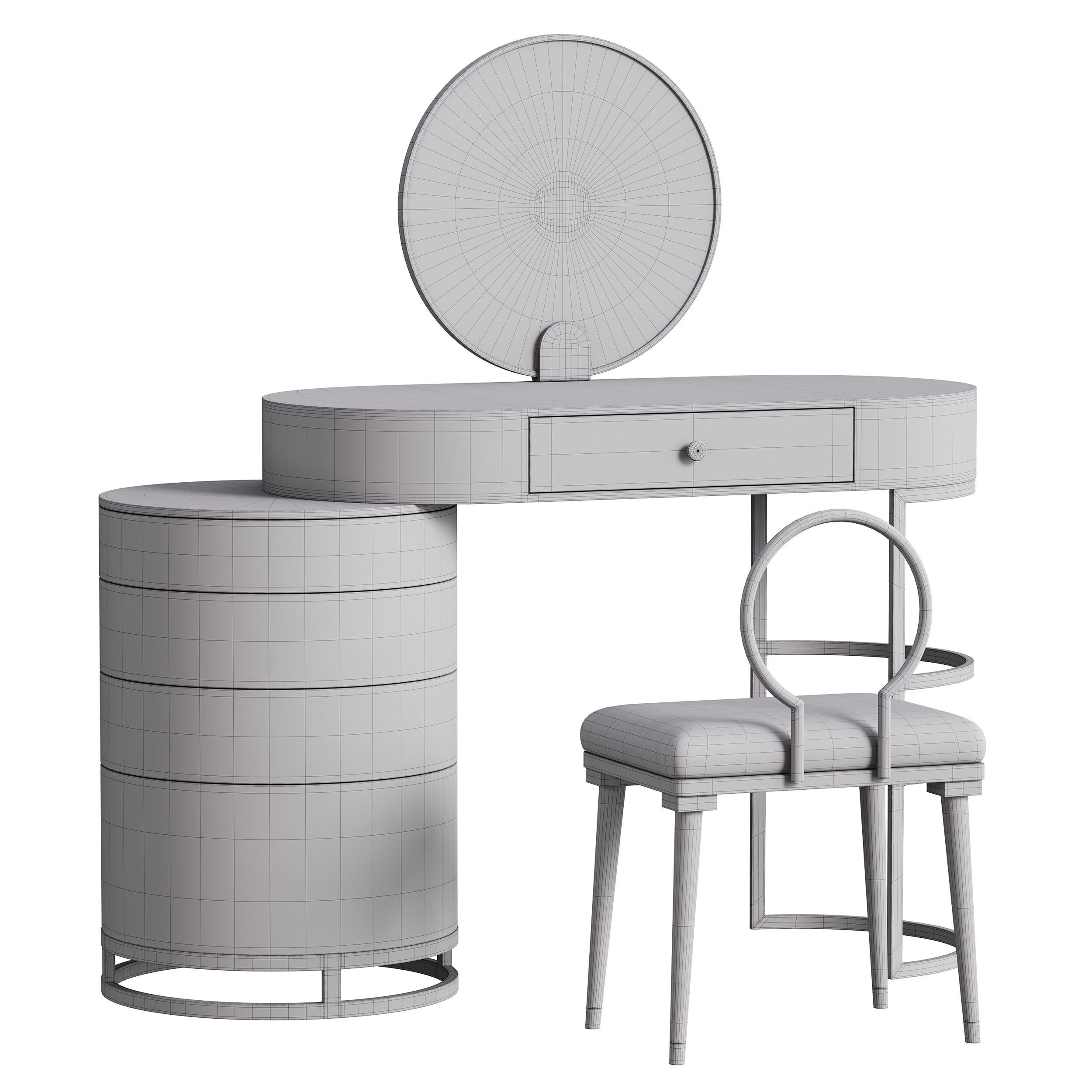 Dressing table 07 3D model_13
