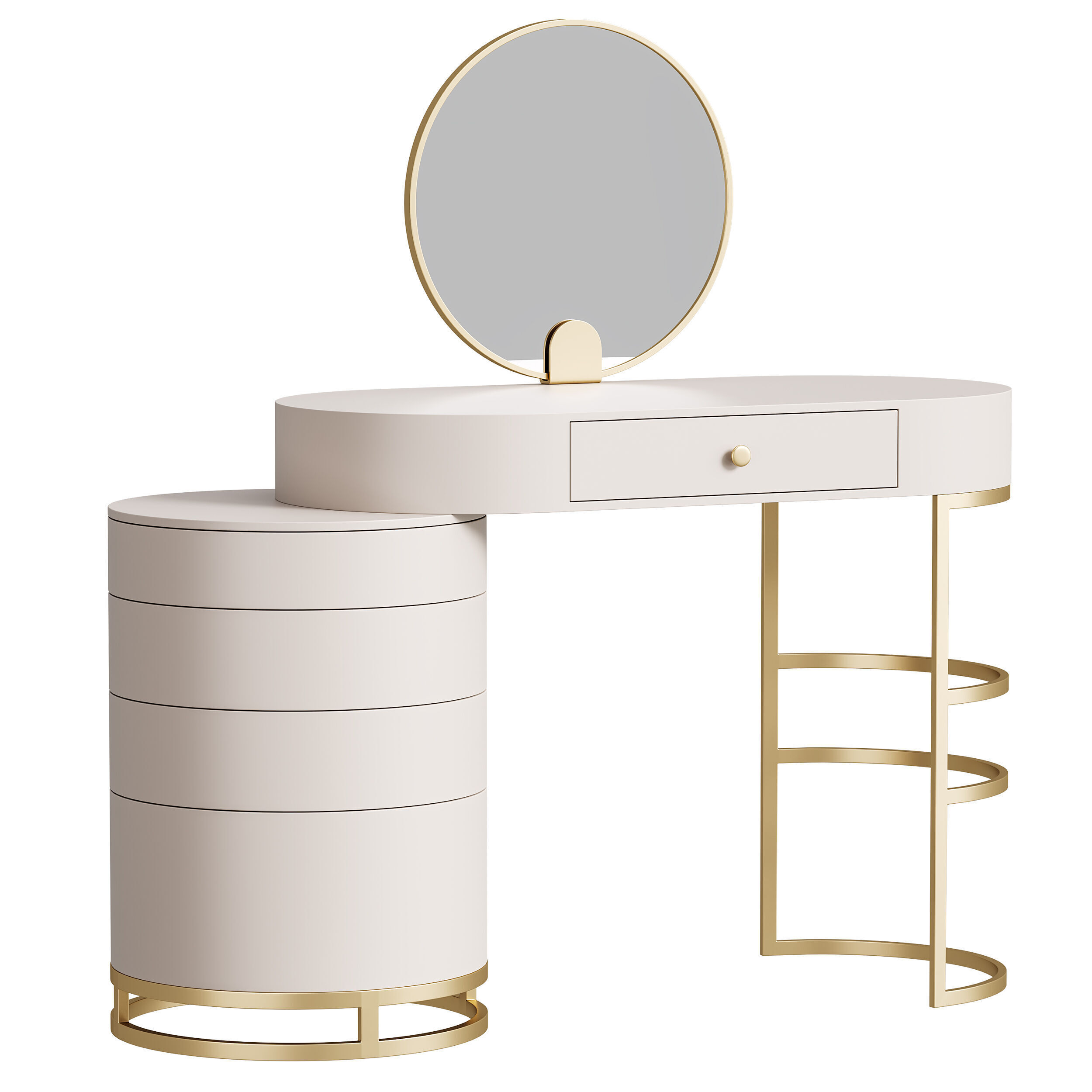 Dressing table 07 3D model_4