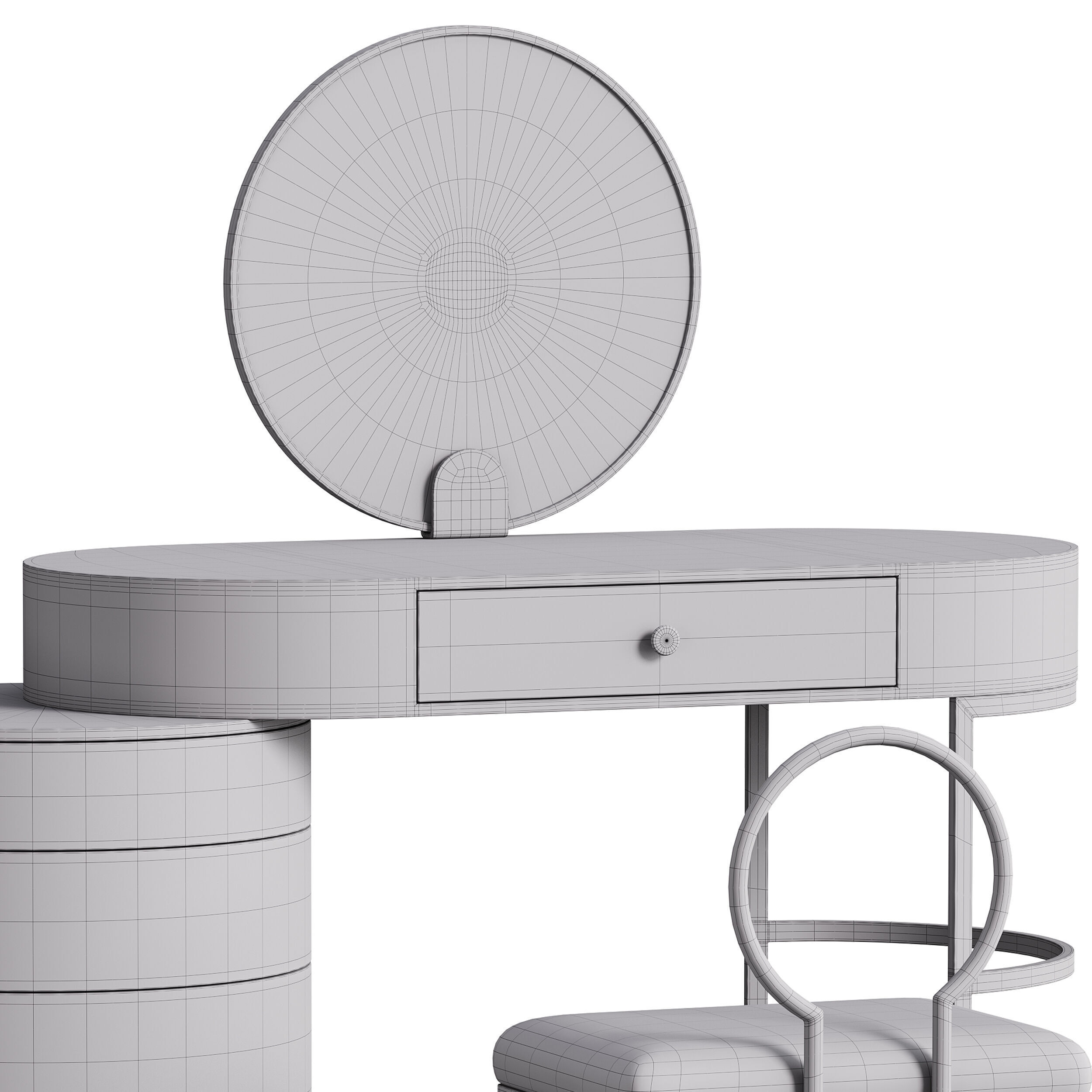 Dressing table 07 3D model_14