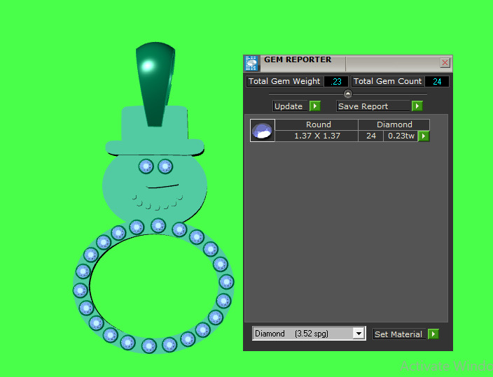 SNOWMAN PENDANT 3D PRINTABLE MODEL 3D print model_5