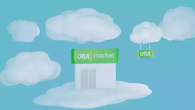 OBA Market on the Clouds Digital Concept Design Free 3D model OBA Market on the Clouds Digital Concept Design Free 3D model