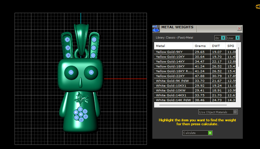 RIBBOT DANGLE PENDANT 3D PRINTABLE MODLE 3D print model_2