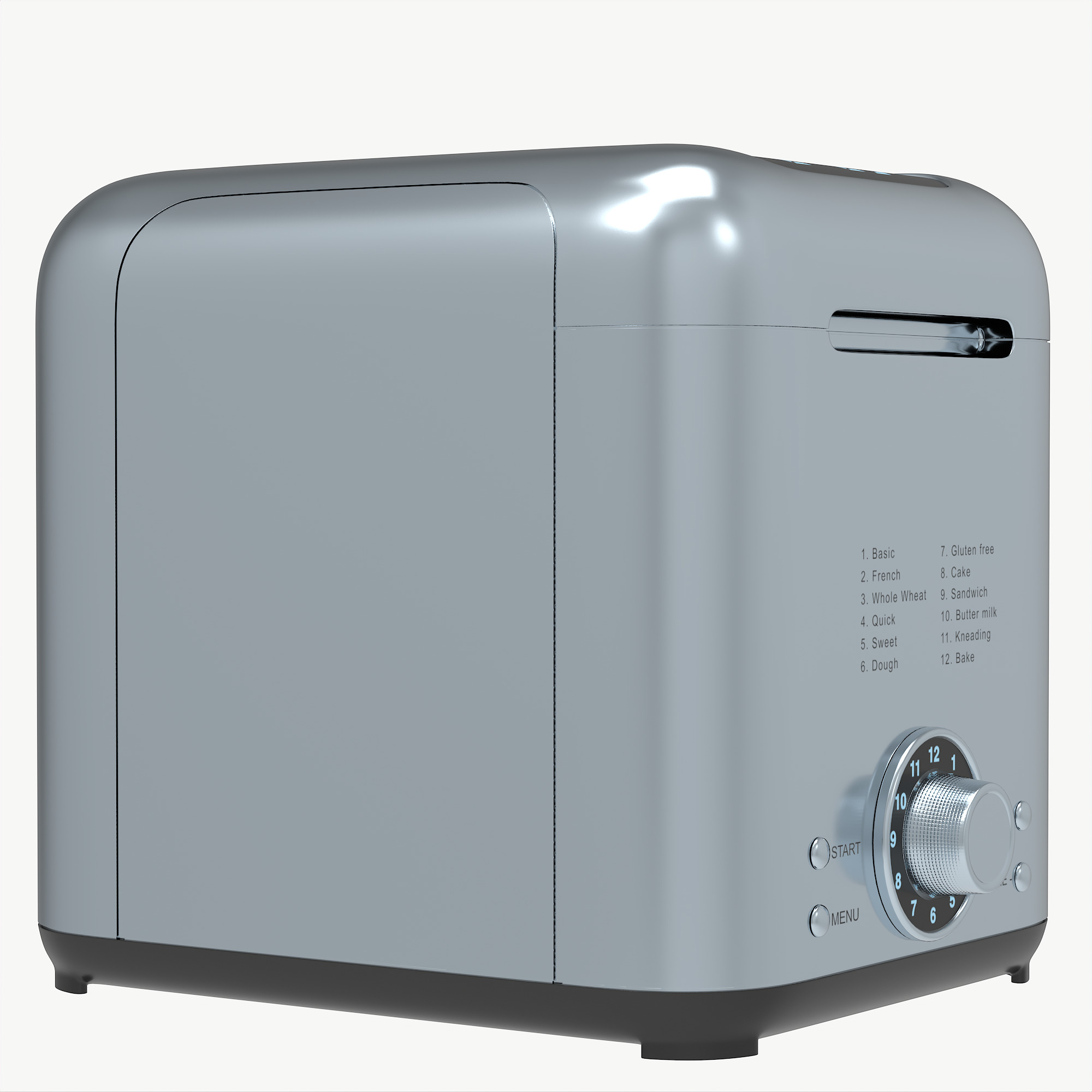 Bread maker 3D model_6